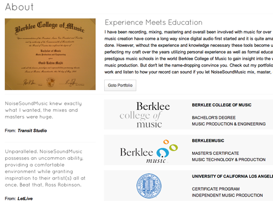 NoiseSoundMusic | Website