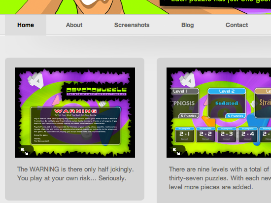 PsychoPuzzle | Website