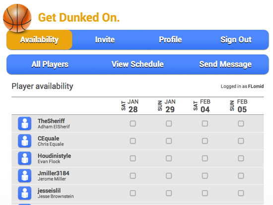 Get Dunked On | Website